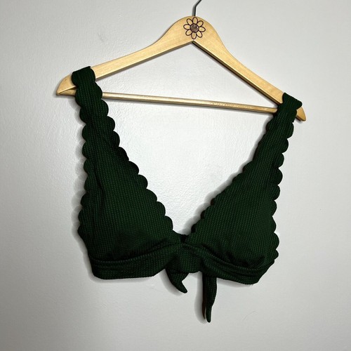 Aerie Green Scalloped Bikini Top - Picture 4 of 7