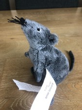 Peluche morbido Ikea Gosig Mus topo topi ratto grigio 5"