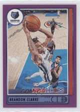 2021-22 Panini NBA Hoops Purple Brandon Clarke #182 0we7