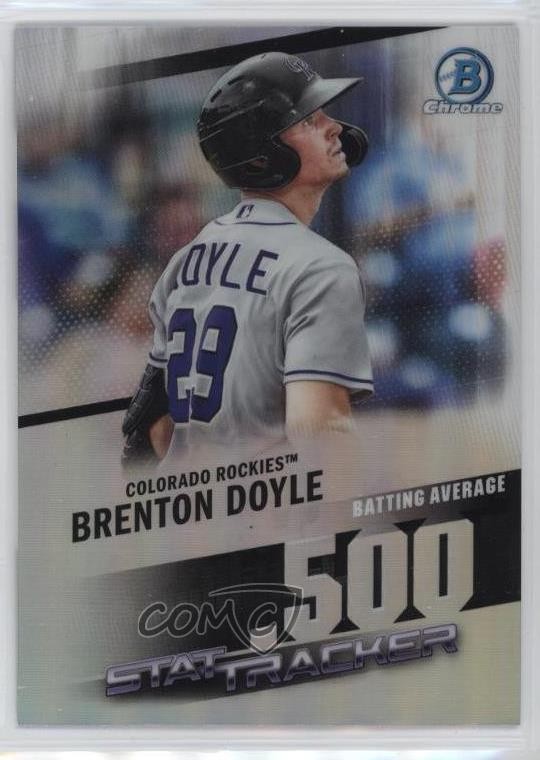2020 Bowman Chrome Stat Tracker Brenton Doyle #ST-14 0s2w