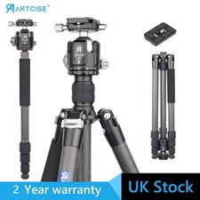 69"/176cm Carbon Fiber Tripod Heavy Duty Camera Tripod with 44MM Ball Head