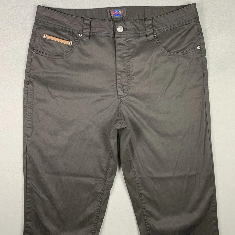 Pantalones RailRiders para hombre 36x30 negros aventura senderismo viaje al aire libre Foto 3 de 4