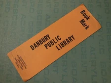 Danbury CT Public Library bookmark, 1960s 70s