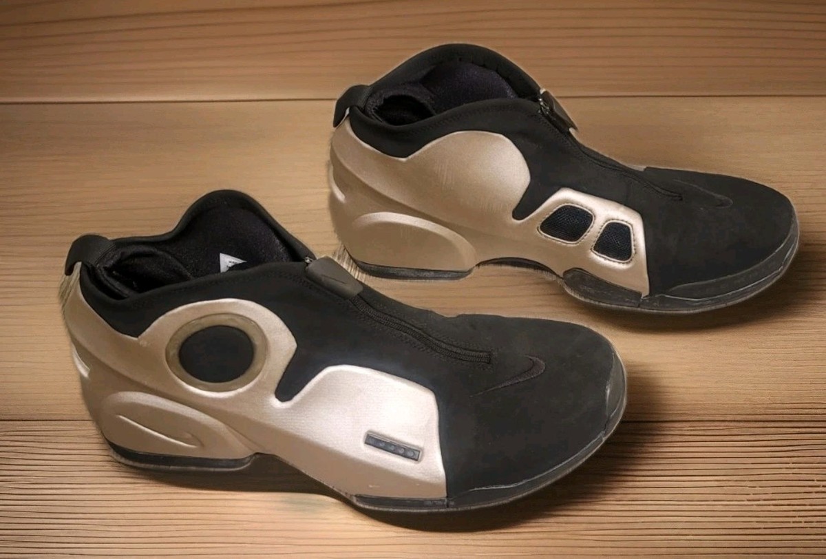 Nike Air Flightposite II LE /KG Metallic Zinc 386160 001