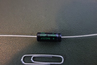 BMI 30D 25 Uf Mfd  50V 105 Deg C Axial Capacitor Tube Audio Amplifier USA Made
