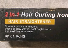 2 in 1 Hair Curling Iron Hair Straightener