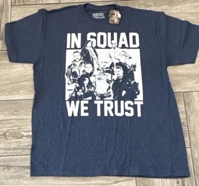 2017 Suicide Squad Rick Flag Deadshot Capt Boomerang Killer Croc T-Shirt Size XL