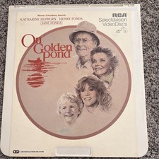 CED video Disc On Golden Pond SelectaVision Videodisc Academy Award Movie
