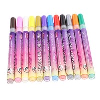 12 Colors Nail Art Pens Quick Drying Acrylic Nail Polish Pens For Diy Home S Set
