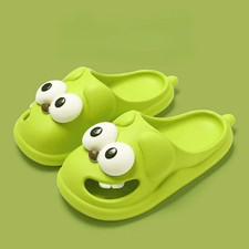 Cute Big Eye Dog Slippers for Women - Fun Cartoon EVA Slippers