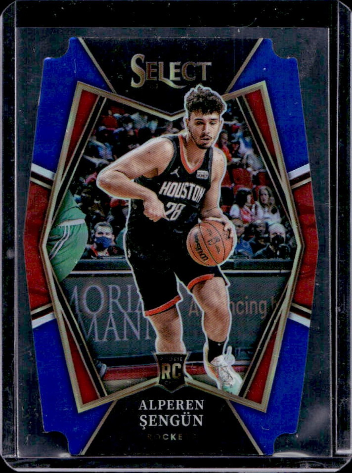 2021-22 Select Alperen Sengun RC Blue Prizm Die Cut Premier Level #70/249