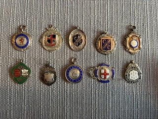 Vintage Silver Cycling Medals X10 Jot Lot Lot 4