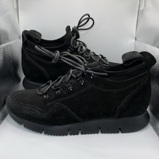 Buttero Carrera Calzino Sneakers Nero Scamosciato Suole Vibram Made In Italy EU 41 Nuovo senza scatola