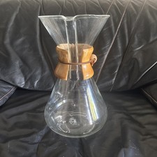 Vintage Chemex Pour-Over Coffee Maker Green Stamp Made In USA 13 Cup Rare 11”