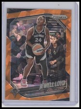 2025 Panini Prizm WNBA #57 Jewell Loyd Ice Orange Prizms