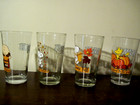 Set of 4 Peanuts Glasses/Tumblers Snoopy Charlie Brown Woodstock Fall/Autumn  — photo 2