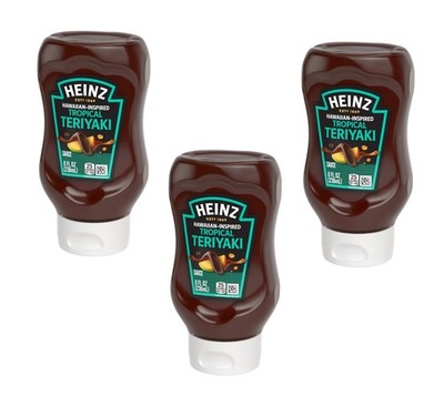 3-Pack Heinz Hawaiian-Inspired Tropical Teriyaki Dipping Sauce Size 8 oz Bottles