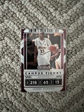 2020-21 Panini Contenders Draft Picks - James Harden #2 Game Ticket Green...