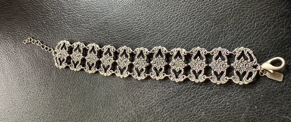 Beautiful 1928 Bracelet Light And Dark PURPLE  Stones EC Foto 4 de 4