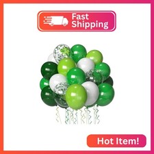 Green Balloons Dark Green Balloon Set, 50 Pcs 12 inch Different Shades Emerald G