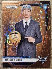 2024-25 Prizm Fastbreak Variation Tidjane Salaun RC #262 Bronze Disco Prizm /20