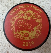 Vegas Golden Knights Chinese new Year Heritage Night Pig Puck T-Mobile RARE/NEW