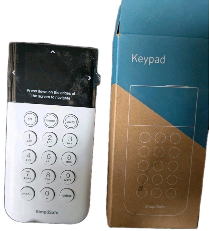 SimpliSafe Home Security System Wireless Security Keypad KP3W SSKP3 - White NEW