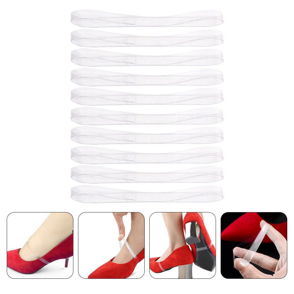 APL 5 paia di lacci trasparenti per scarpe lacci trasparenti signorina tacchi alti