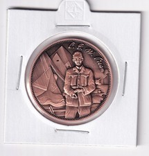 AUSTRALIAN IN THE GREAT WAR 1914-1918 C.E.W BEAN 1915 PENNY MEDALLION #2817