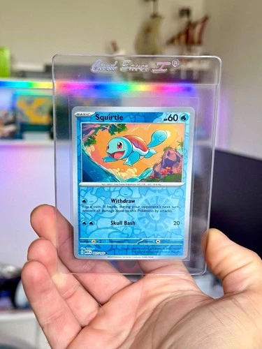 SQUIRTLE #7 REVERSE HOLO | POTENTIAL PSA 10 | 2023 POKEMON SCARLET & VIOLET 151