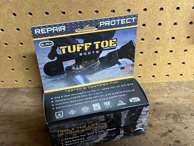 TUFF TOE Original Formula Work Boot Toe Guard Protection & Leather Repair Kit