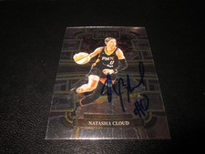 NATASHA HOWARD SIGNED AUTOGRAPHED 2024 PANINI SELECT WNBA CARD # 37 LIBERTY