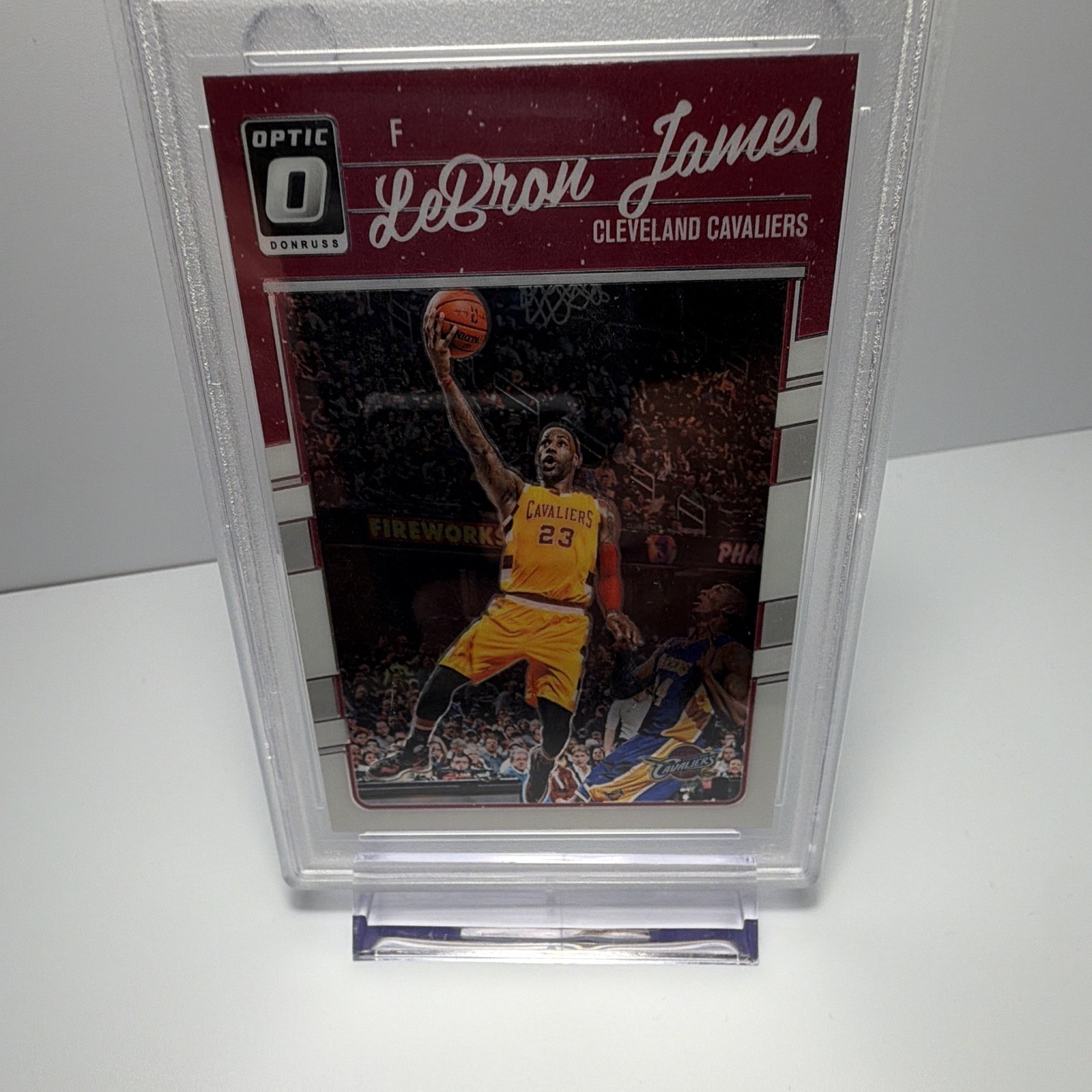 Panini Donruss Optic 2016 LeBron James #15 Cavaliers PSA 10 Gem Mint Kobe! view 2