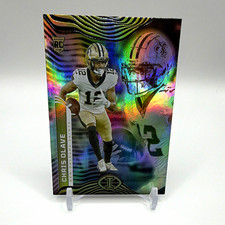 Panini 2022 Illusions Chris Olave New Orleans Saints RC Base Set Card #69