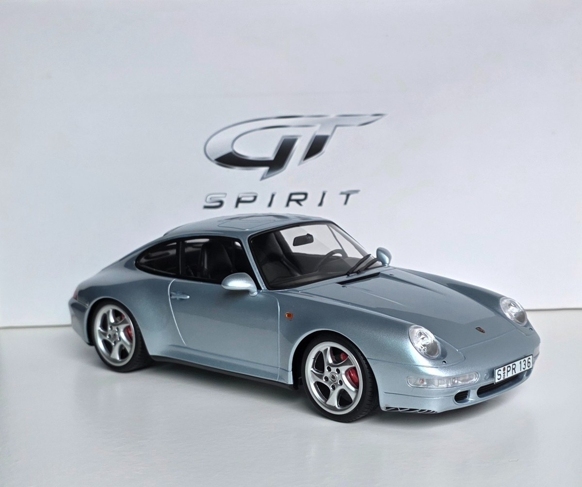 Porsche 911 (993) Carrera 4S 1995 Polar Silver 1:18 GT Spirit