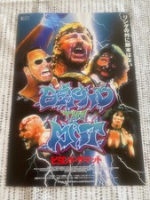 BEYOND the MAT 2001 Japan flyer The ROCK Mick FOLEY Terry FUNK Jake ROBERTS MINT