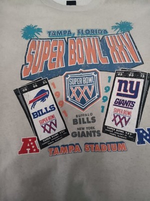 Vintage-1991 Super Bowl XXV Tampa,Florida XL Sweetshirt Bill's V Giants