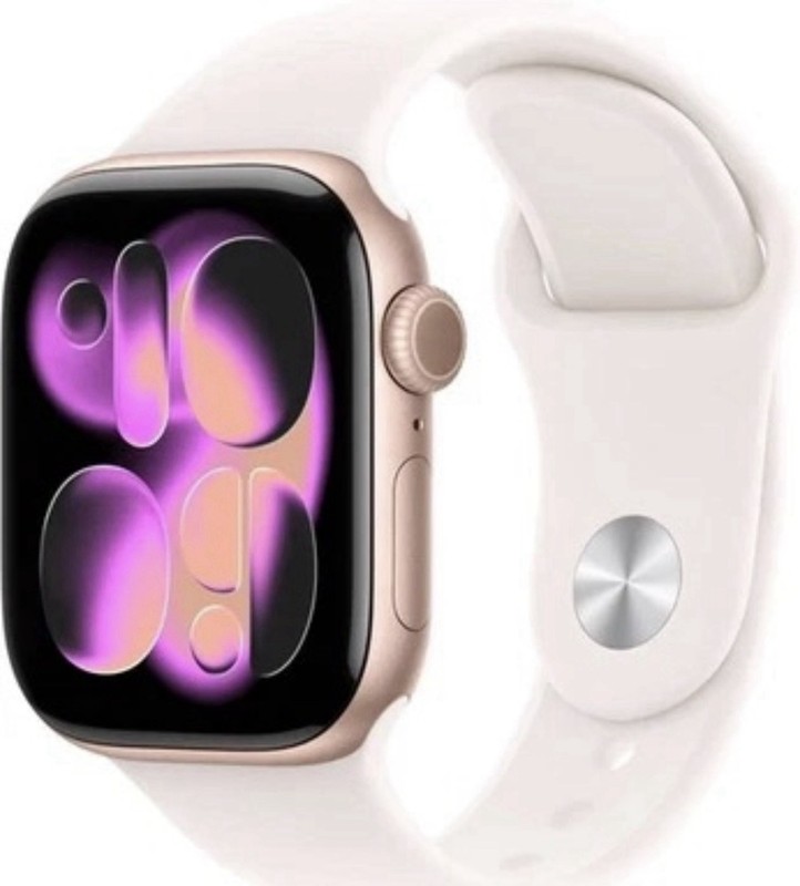 Apple Watch Series 4 44mm GPS 32GB Pink Aluminum Case white Silicone Band