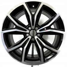 1x Alufelge 18 Zoll 7.0" 5x100 39ET Glanz Schwarz 2GM601025F VW T-Cross