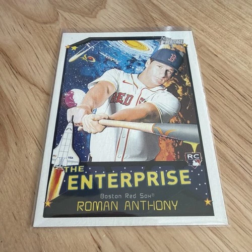 ROMAN ANTHONY 2026 Topps Heritage Baseball The Enterprise Insert Card TE-RA
