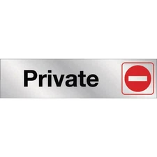 Hy-Ko 2x8 Private Sign 477 Hy-Ko 477 029069004774 Mylar