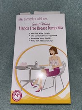 Simple Wishes Lite Hands Free Breast Pump Pumping Bra Soft Pink XS-Large LOC M7