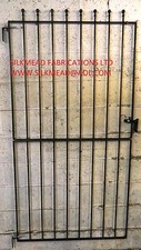 6FT HIGH MODULAR GATE METAL BALL TOP