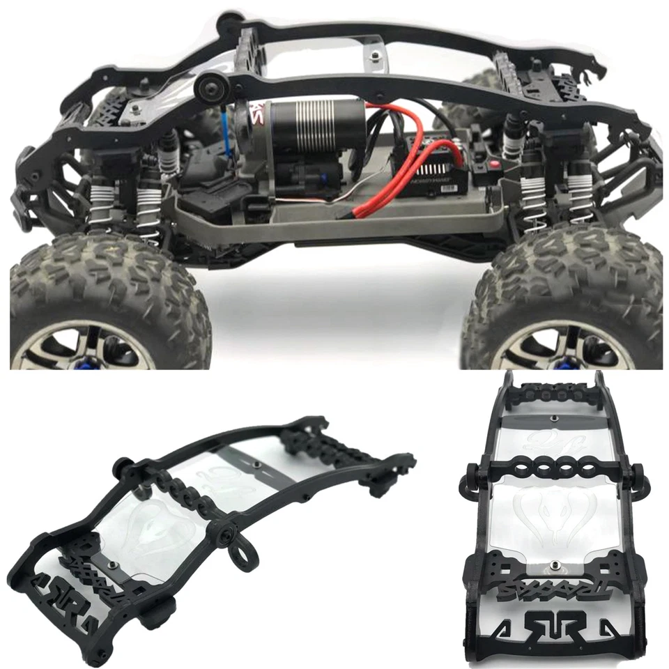 For Traxxas EMAXX E-MAXX Nylon Frame Shell Body Protective Cover Keel Roll Cage - Image 2 of 4