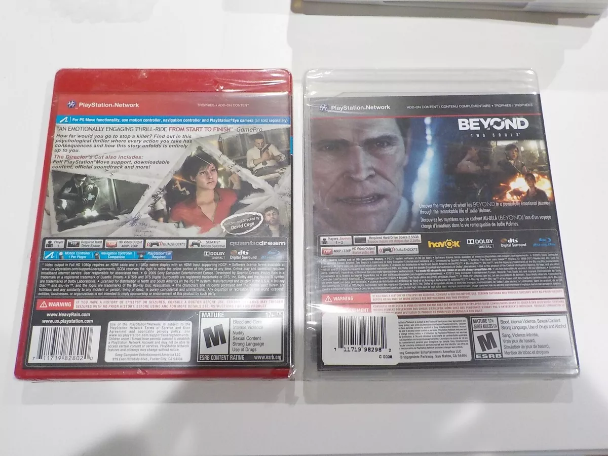 Beyond: Two Souls (Sony PlayStation 3, 2013) Ellen Page & William Dafoe-NEW  Seal 711719982982