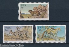 South West Africa 1976 MNH 3v, Wild Animals, Rock Hyrax, Dikdik, Squirrel  