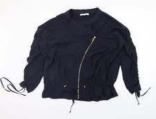 Find. Womens Blue Jacket Coat Size L Zip