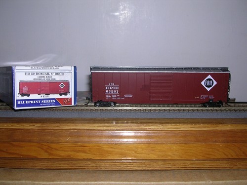 Coche de caja BRANCHLINE #110294 Erie 50' AAR #63201 con puertas de 8' escala H.O. 1/87 | Zustand: New