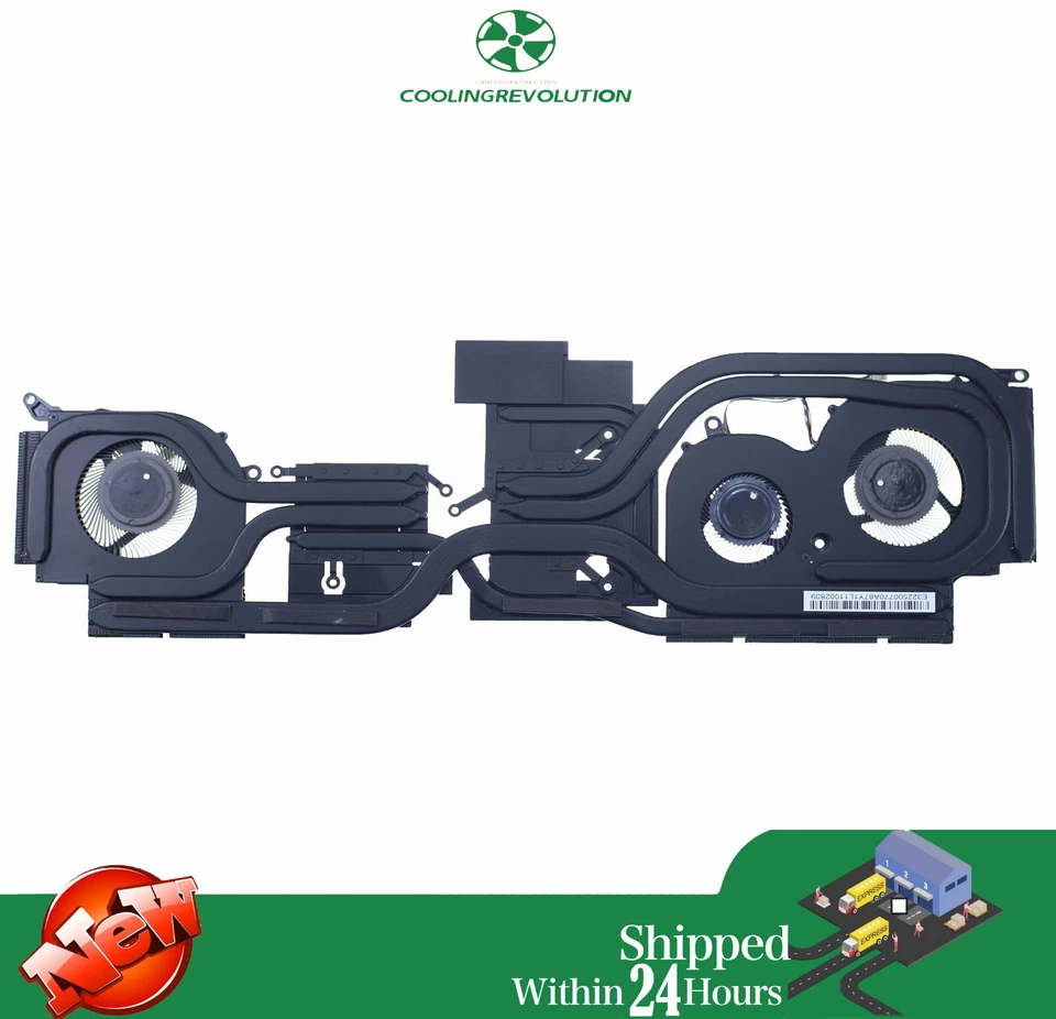 Laptop CPU Heatsink Fan for MSI GS66 Stealth 10UE 10UG 10UH MS-16V3 - Image 2 of 2