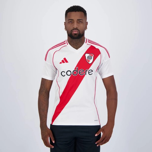 Camiseta Adidas River Plate Home 2024 - FutFanatics - Nueva Original